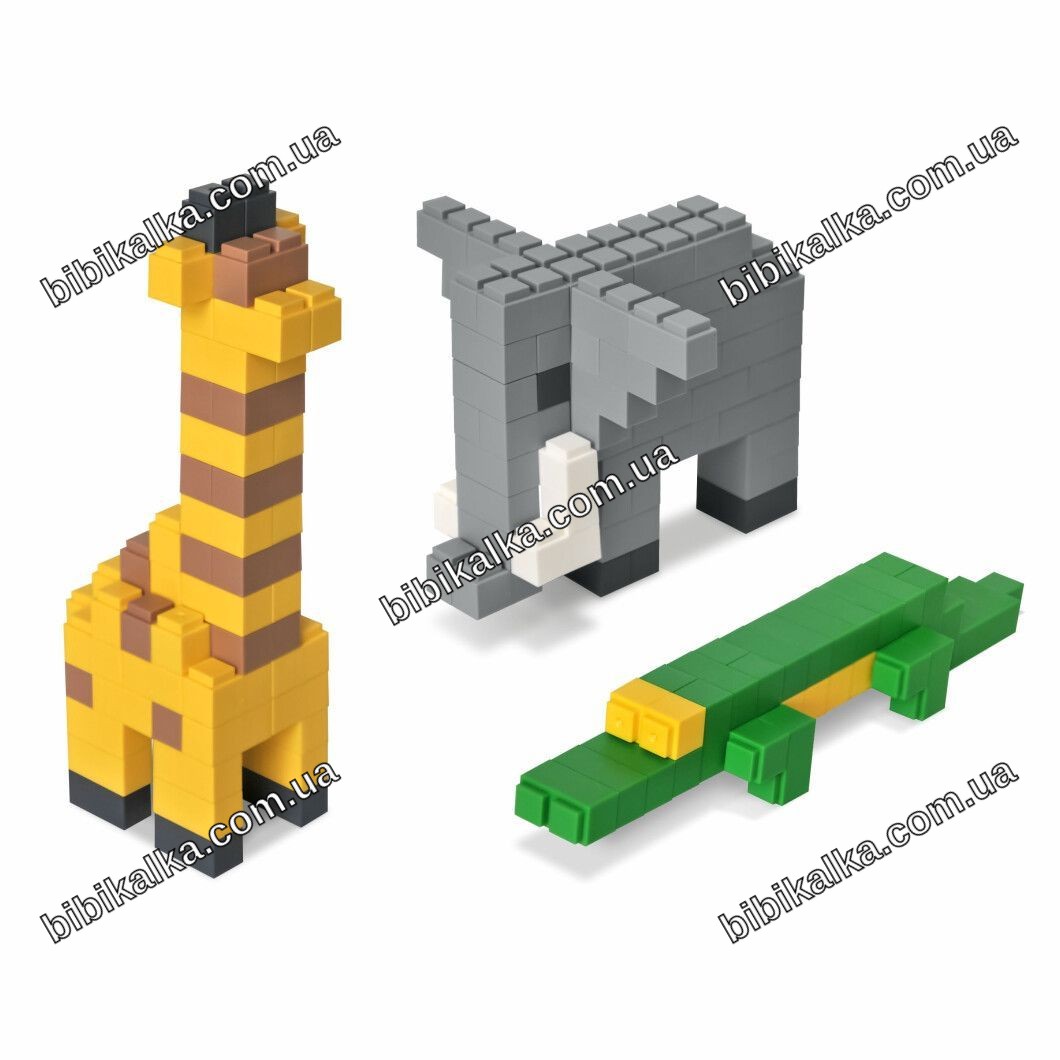 Конструктор Bricks Зоо, 190 деталей, пластиковый, разноцветный, для детей от 3 лет