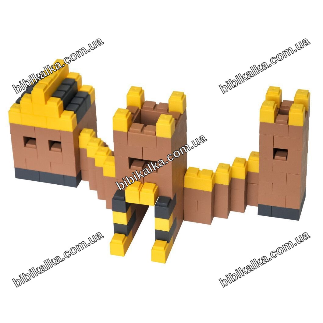 Конструктор Bricks Фортеця 190 деталей з пластику для дітей від 3 років, розвивальна гра