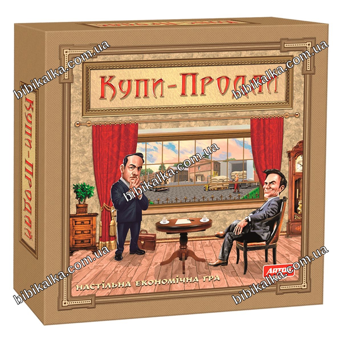 Настольная игра Купи-Продай Artos games на тему биржи для 2-4 игроков, комбинированный материал, производство Украина
