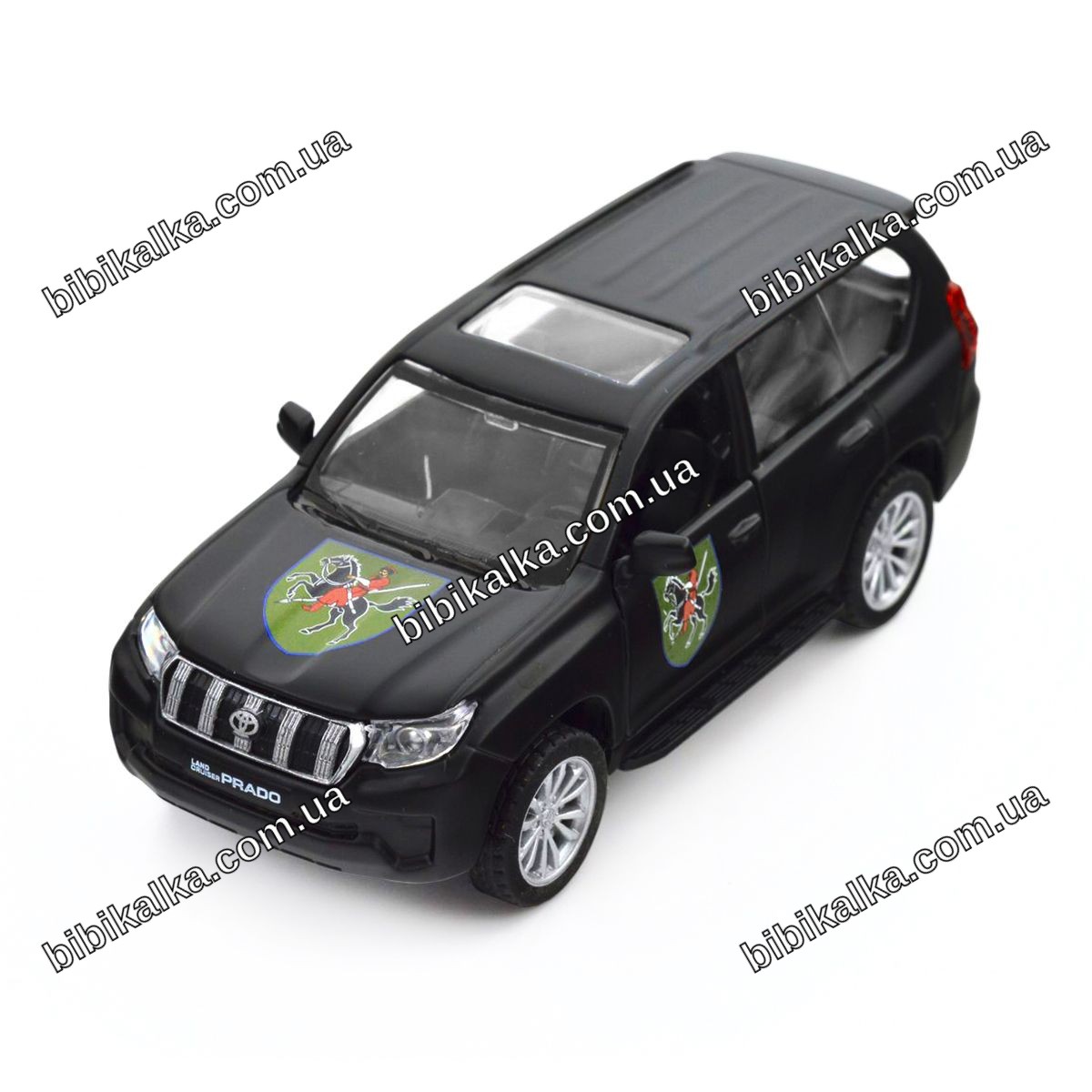 Машинка металлическая Toyota Land Cruiser Prado 110 ОМБР TechnoDrive масштаб 1:43 с открывающимися дверцами для коллекционирования и игры