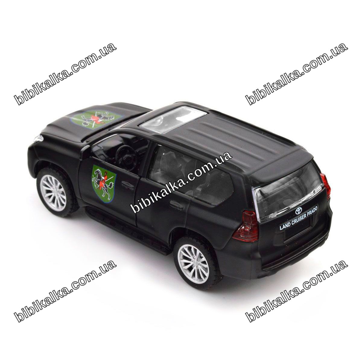 Машинка металлическая Toyota Land Cruiser Prado 110 ОМБР TechnoDrive масштаб 1:43 с открывающимися дверцами для коллекционирования и игры