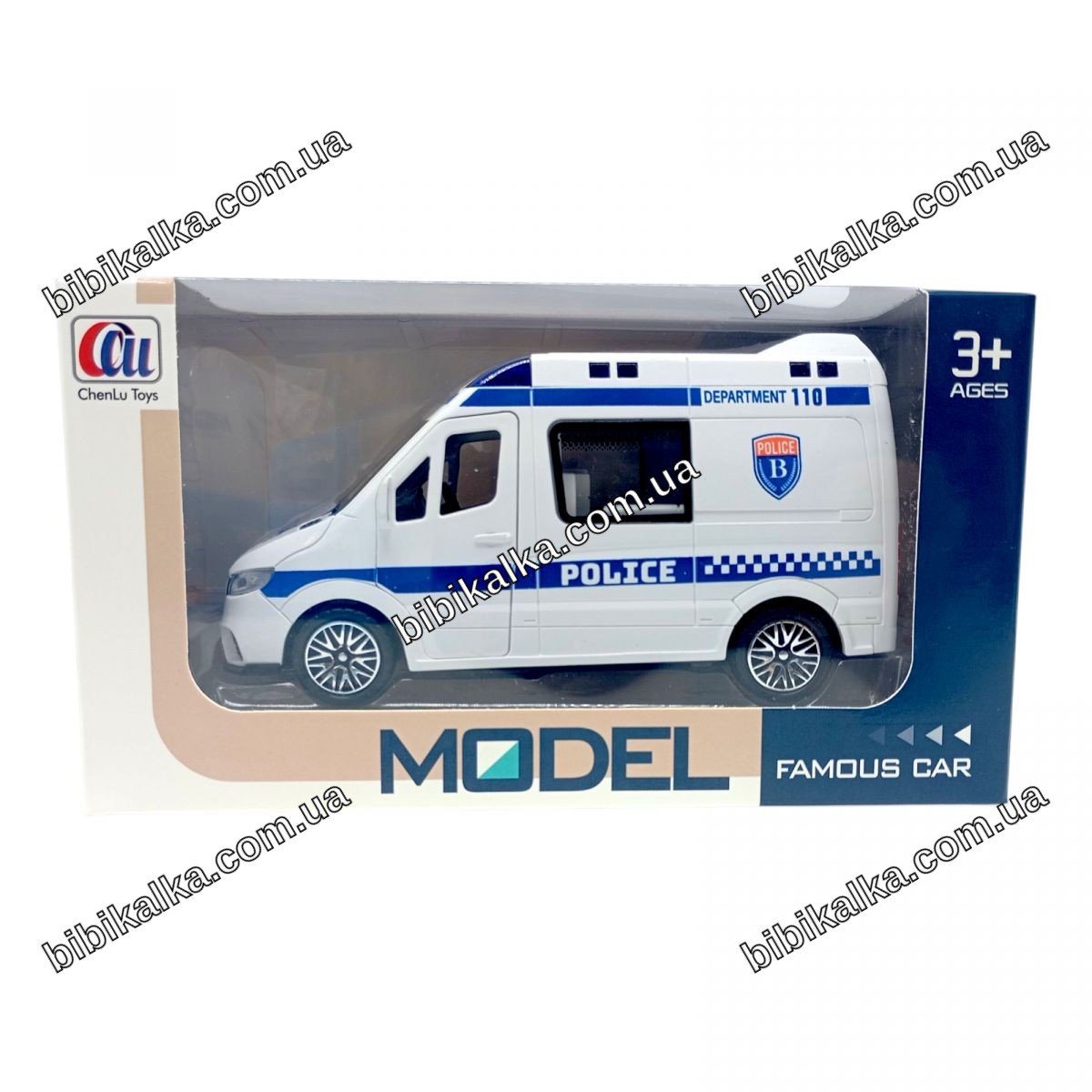 Игрушечный автобус Полиция ChenLu Toys – транспорт для детей, развивающий воображение и мелкую моторику
