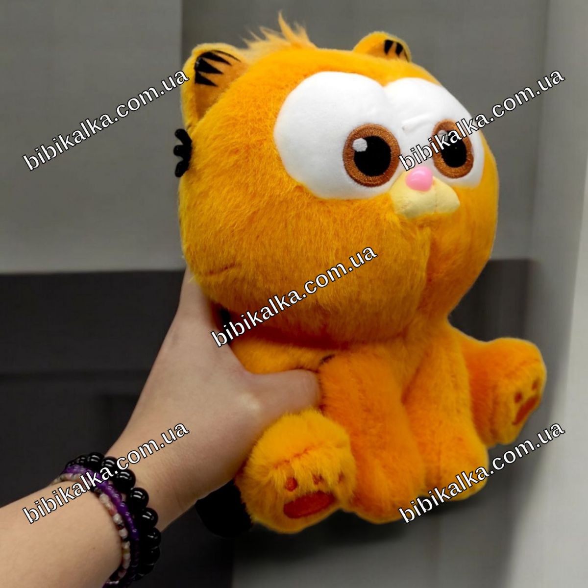 Мягкая игрушка Baby Garfield 21 см MIC — пушистый Гарфилд с прочными швами для детей от 3 лет