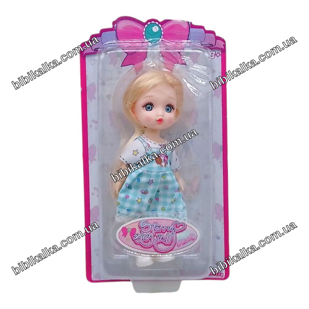 Лялька шарнірна Starry Sky Doll 16 см MIC з рухливими руками та ногами, довгим волоссям і реалістичним обличчям для дітей та колекціонування