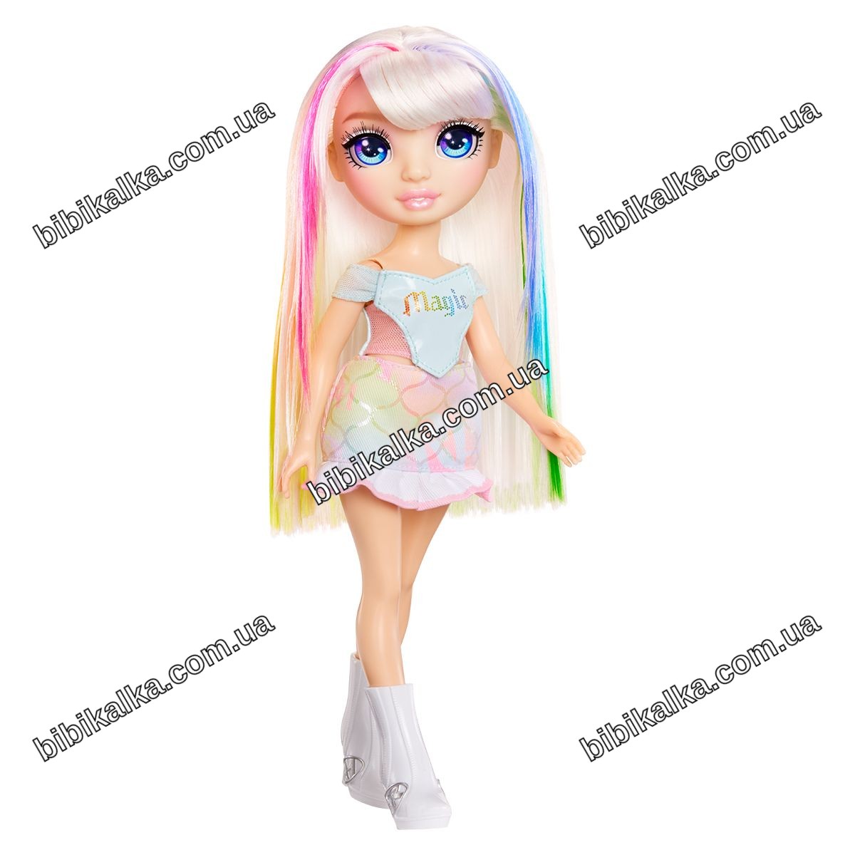 Кукла Rainbow High My Fashion Style Амая 27 см с 5 точками артикуляции, длинными волосами и стеклянными глазами для коллекционирования и сюжетных игр