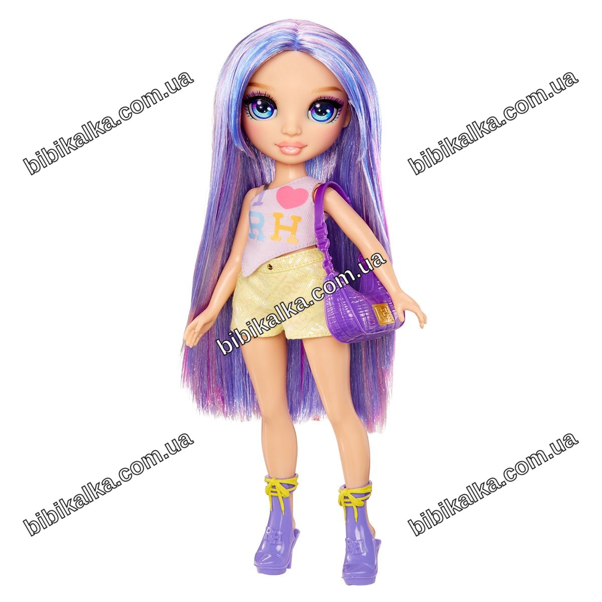 Лялька Rainbow High My Fashion Style Віолетта 27 см з довгим волоссям та 5 точками артикуляції для дівчат