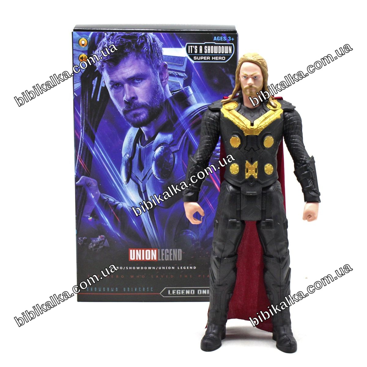Фігурка Тор MIC – супергерой Marvel зі світлом та звуком, висота 28 см, рухливі кінцівки, для дітей від 3 років