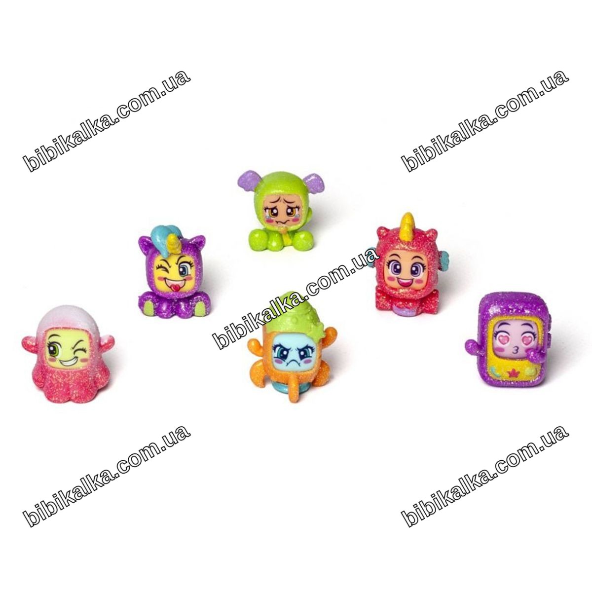 Набір фігурок MOJI POPS S2 – Сяючий сюрприз, 8 колекційних фігурок 3 см зі змінними емоціями для дітей від 3 років