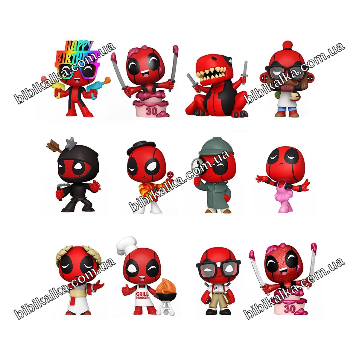 Фигурка Funko Mystery Minis Дэдпул – коллекционный сюрприз, высота 7 см, винил, одна из 12 моделей для коллекционеров и фанатов Marvel