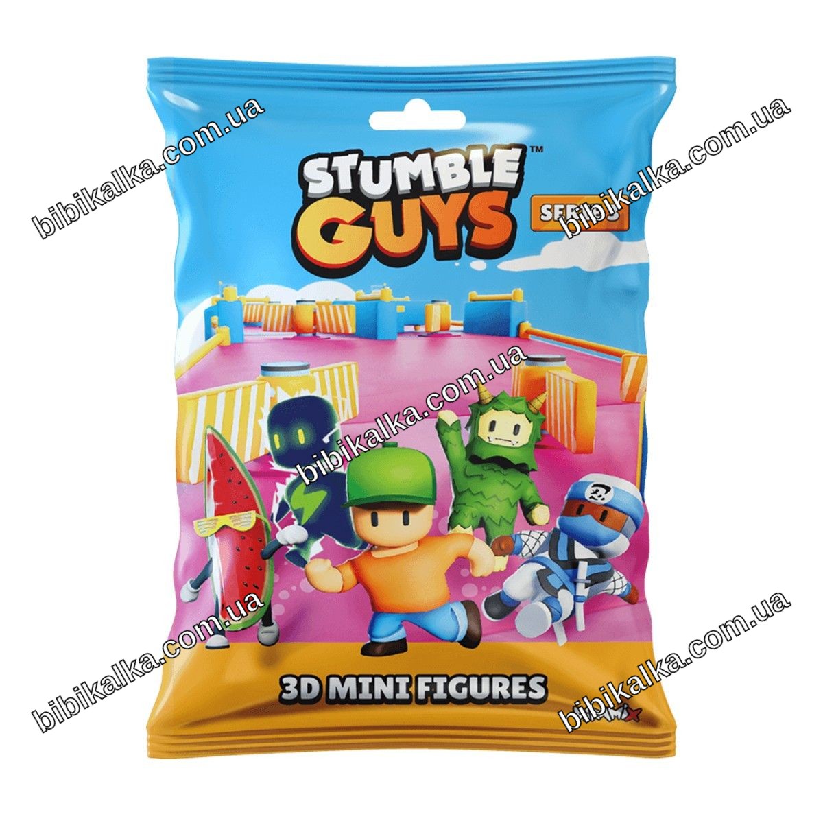 Колекційна фігурка-сюрприз Stumble Guys W3, 26 героїв, одна світиться в темряві, 5 см, для дітей від 3 років