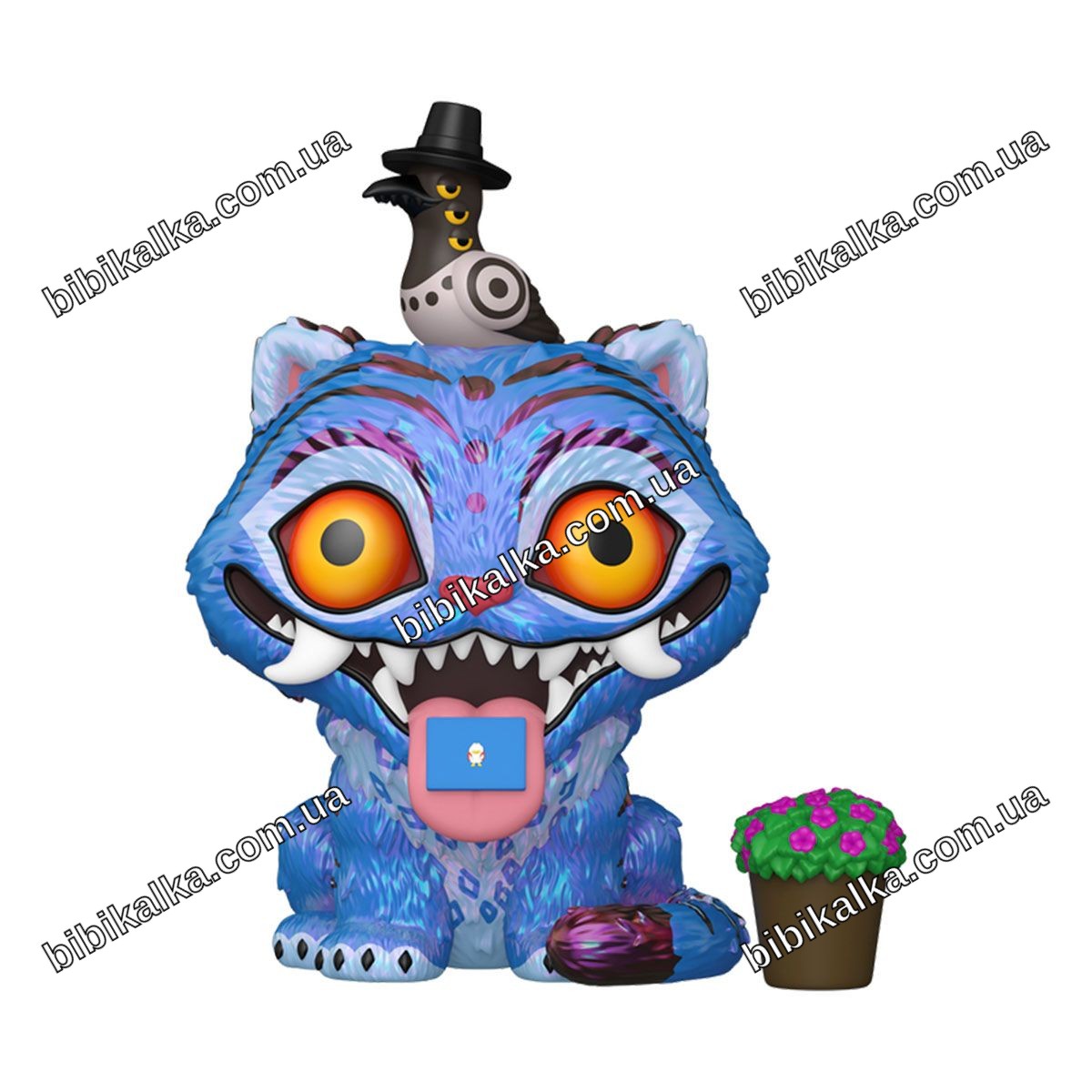 Коллекционная виниловая фигурка Funko POP Кейпоп-охотницы Дерпи 11,5×9×16 см с сорокой и цветком для фанатов серии