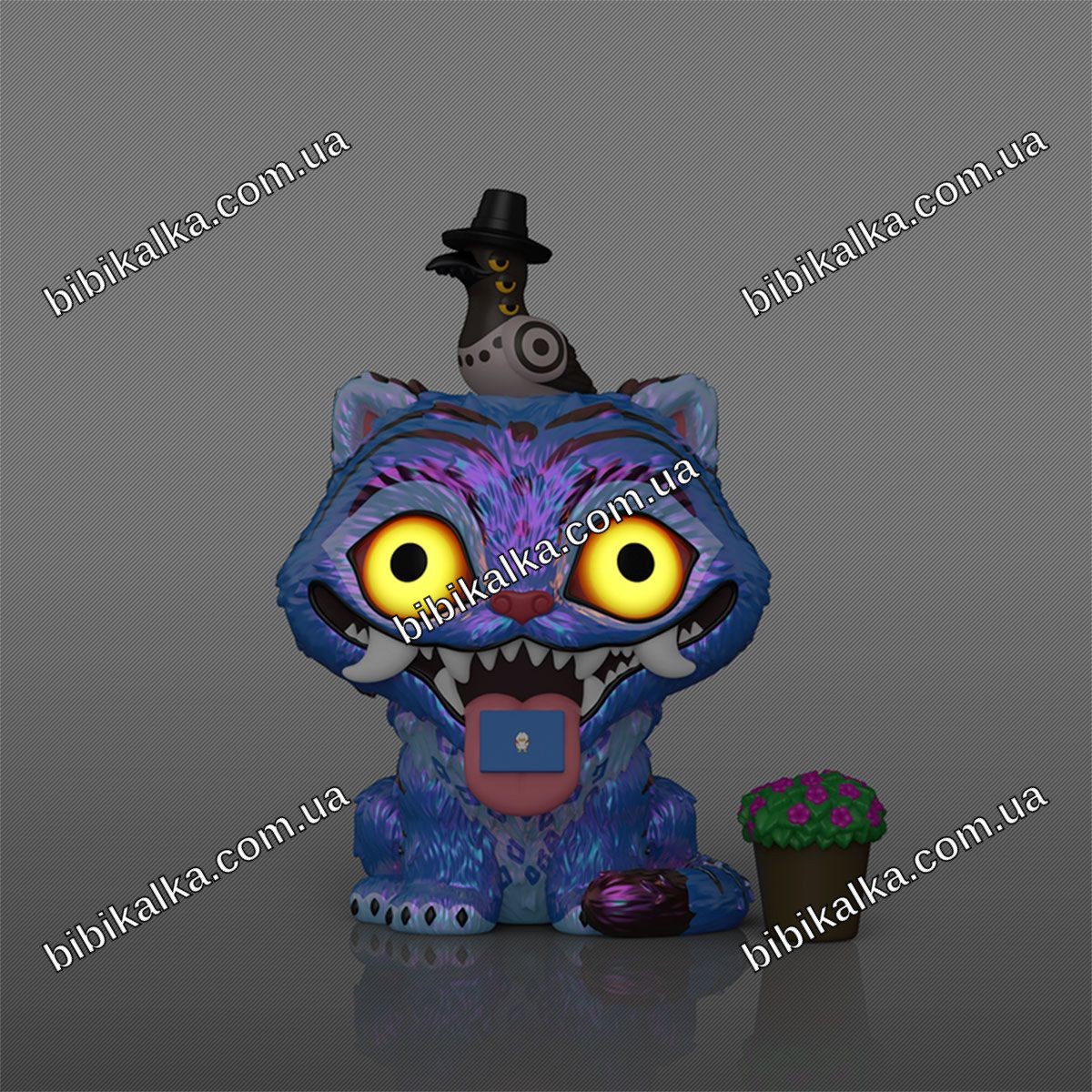 Коллекционная виниловая фигурка Funko POP Кейпоп-охотницы Дерпи 11,5×9×16 см с сорокой и цветком для фанатов серии