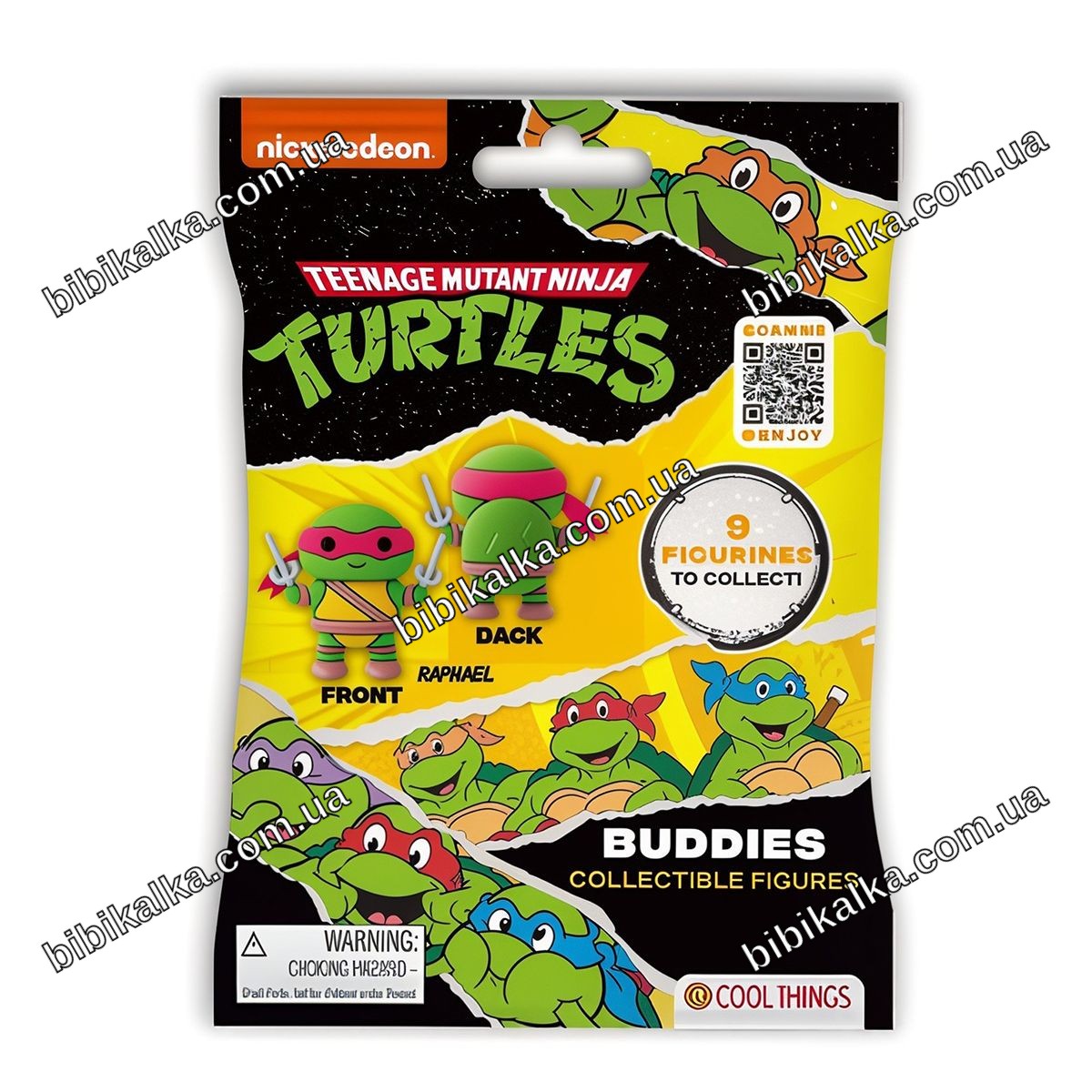 Фігурка-сюрприз Cool Things TMNT Черепашки-ніндзя в сліп-пакеті, ПВХ, від 3 років